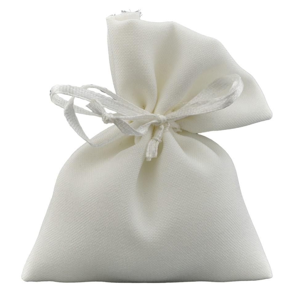 SACCHETTO COTONE BIANCO 8X10CM